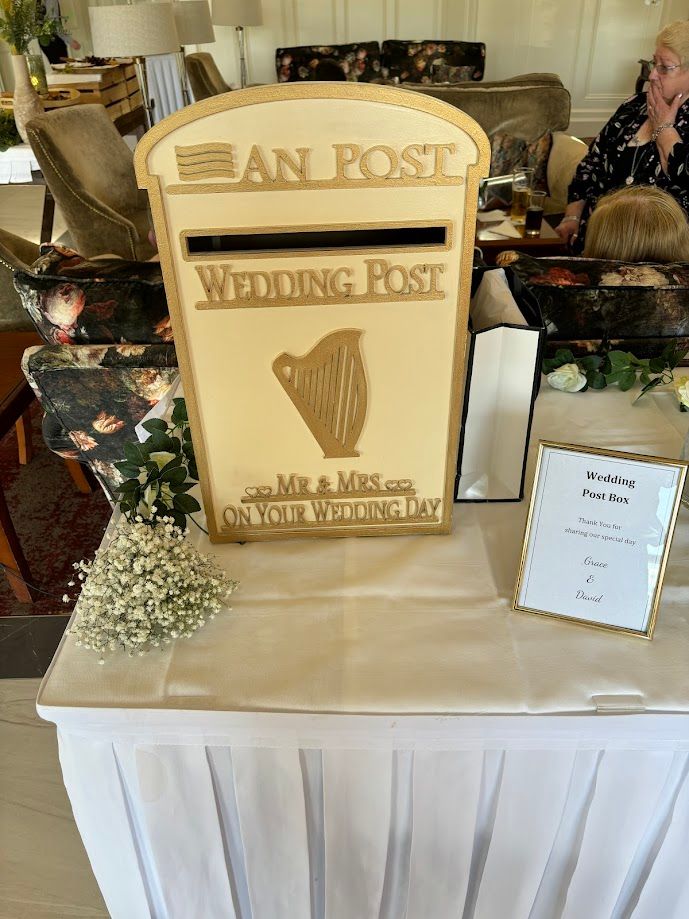 Irish Style Cream Post Box