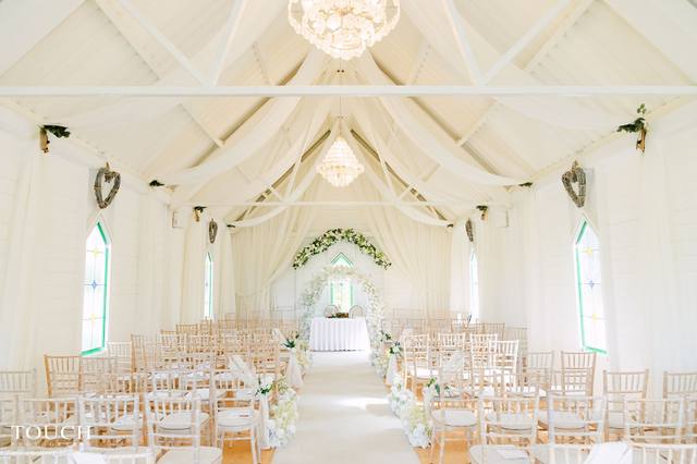 White Oval Arch and Floor Meadows