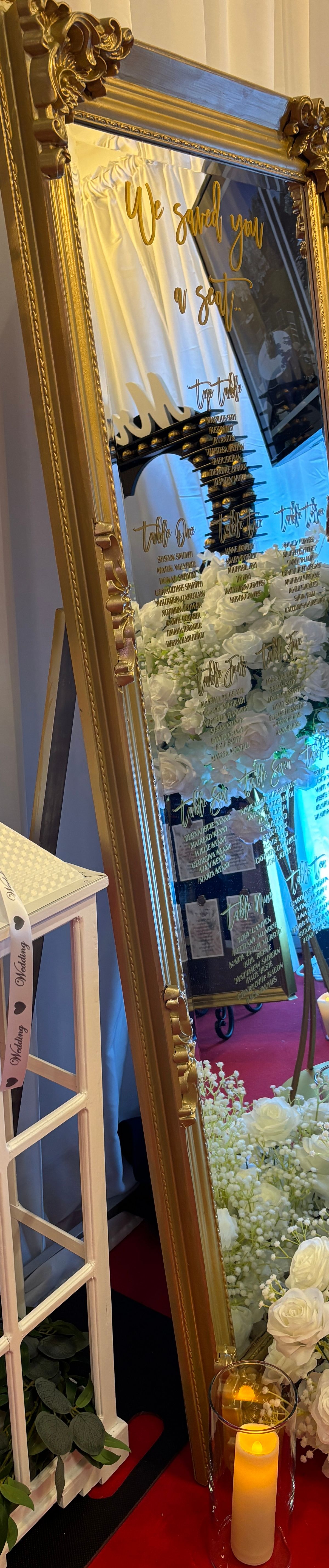 Elegant tall White Lanterns
