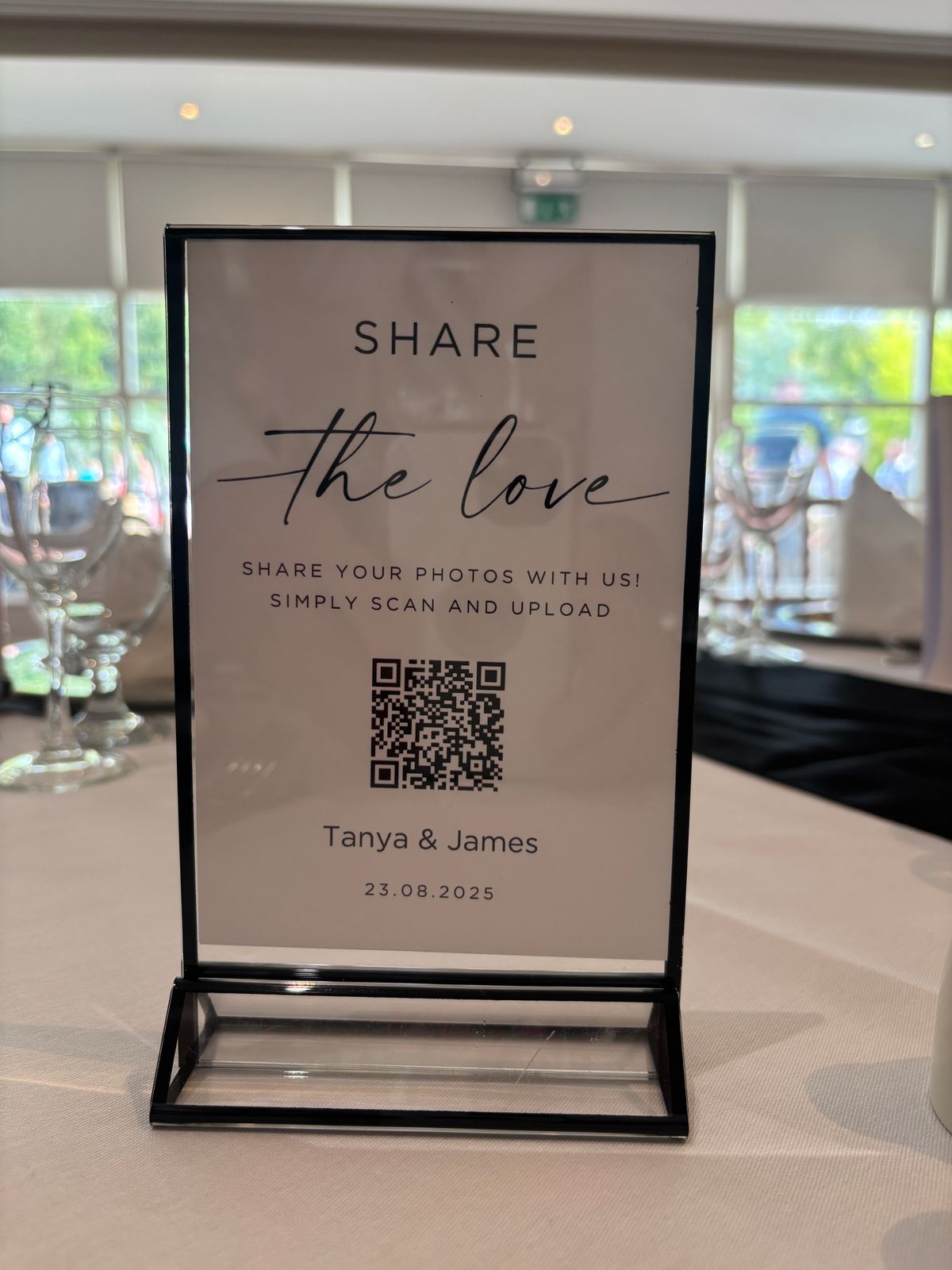 QR Codes for all Guest Tables