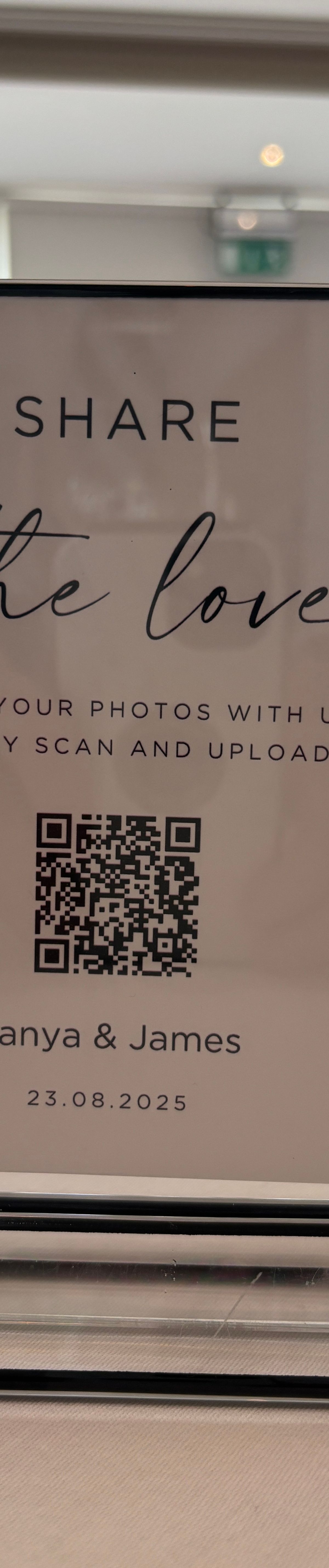 QR Codes for all Guest Tables
