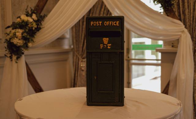 Old Irish Style Steel Post Box