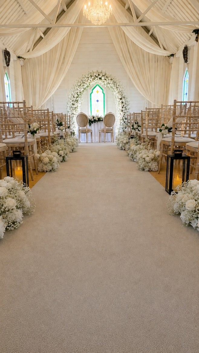 Cream Carpet Runner