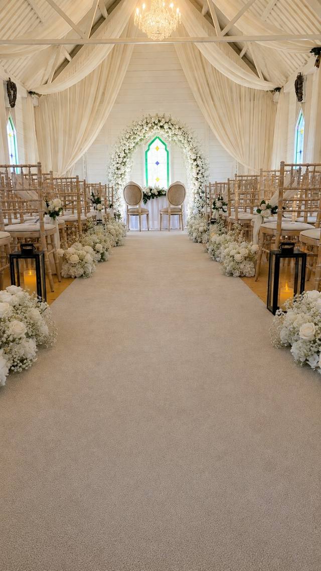 Cream Carpet Runner