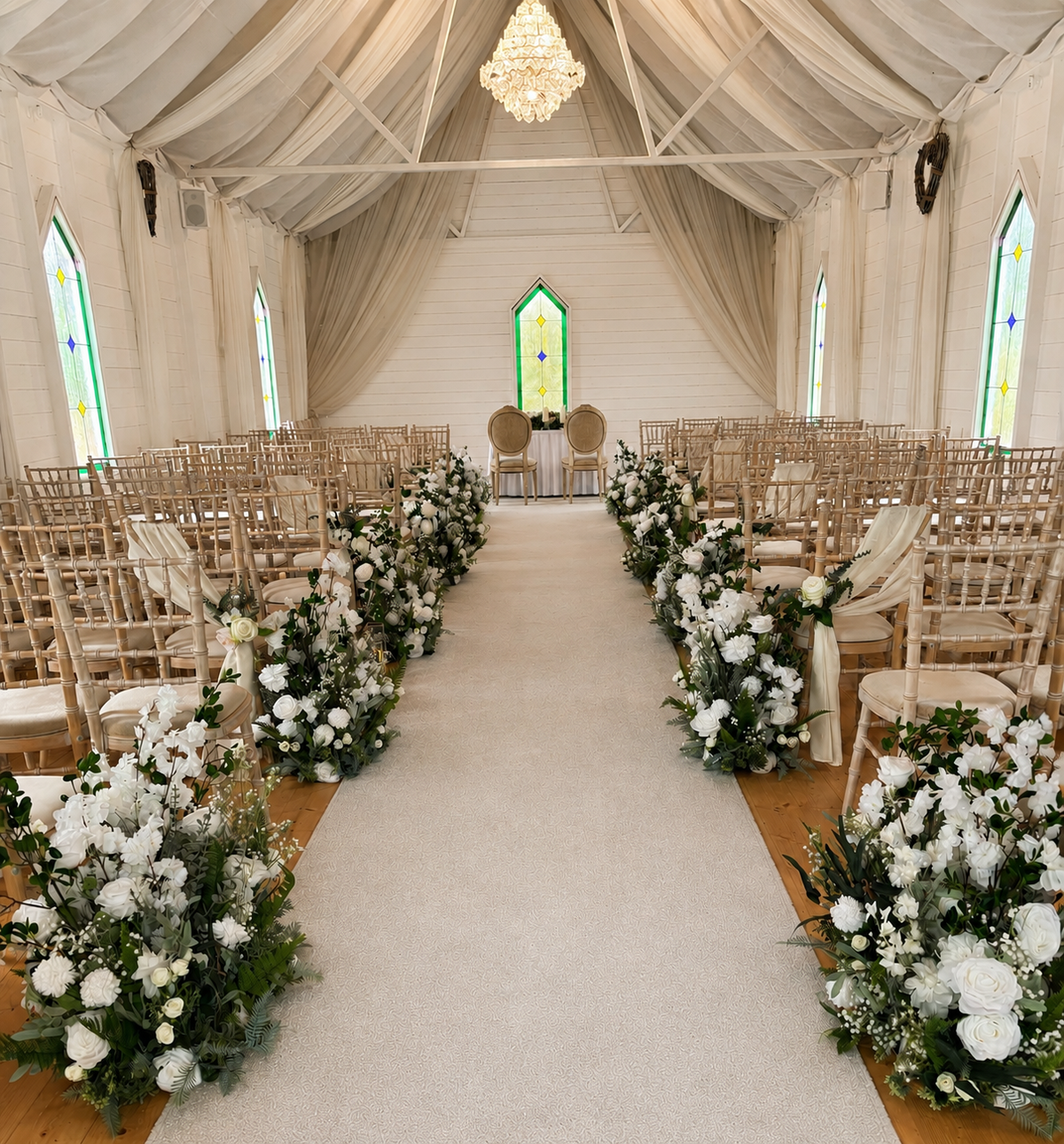 Luxury Floor Meadows for Aisle