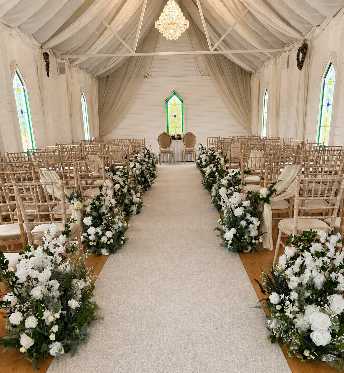 Luxury Floor Meadows for Aisle
