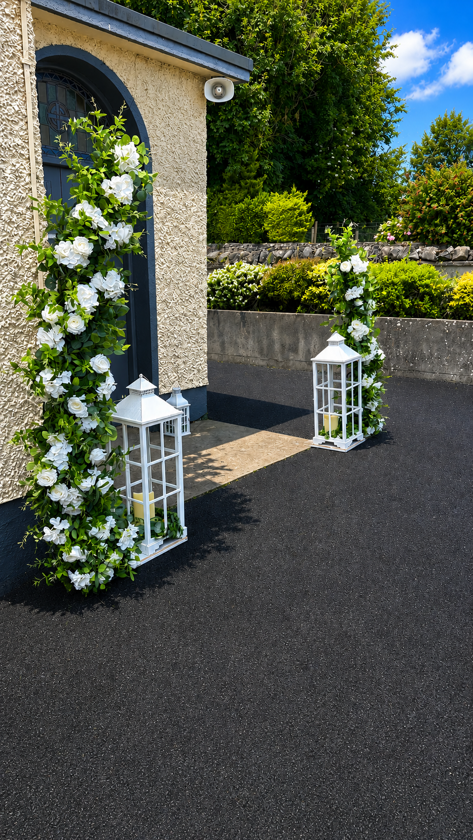 Large White Lanterns 