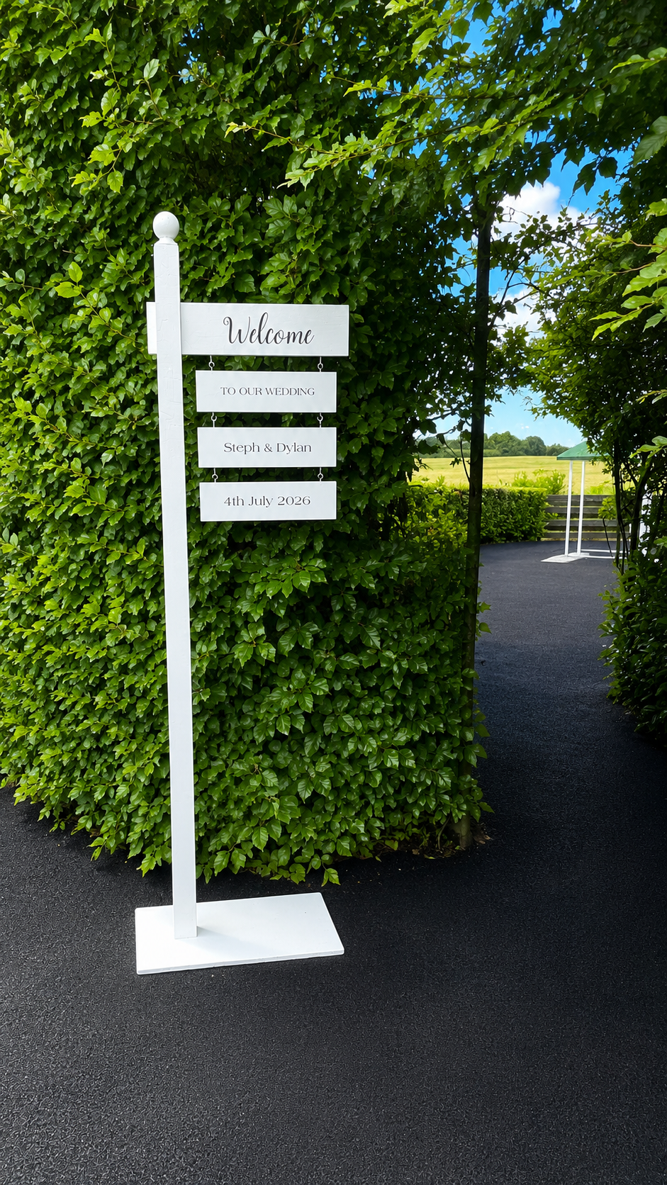 Wedding Sign Post