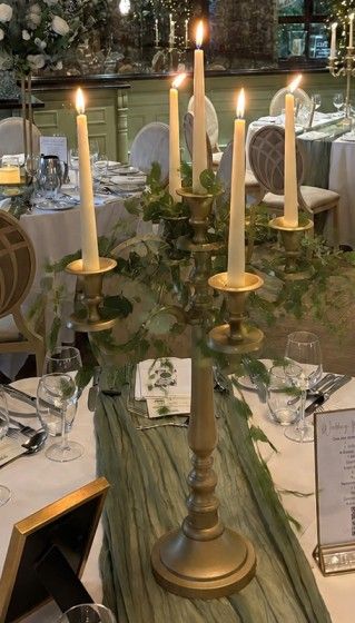 Gold Candlelabras