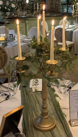 Gold Candlelabras
