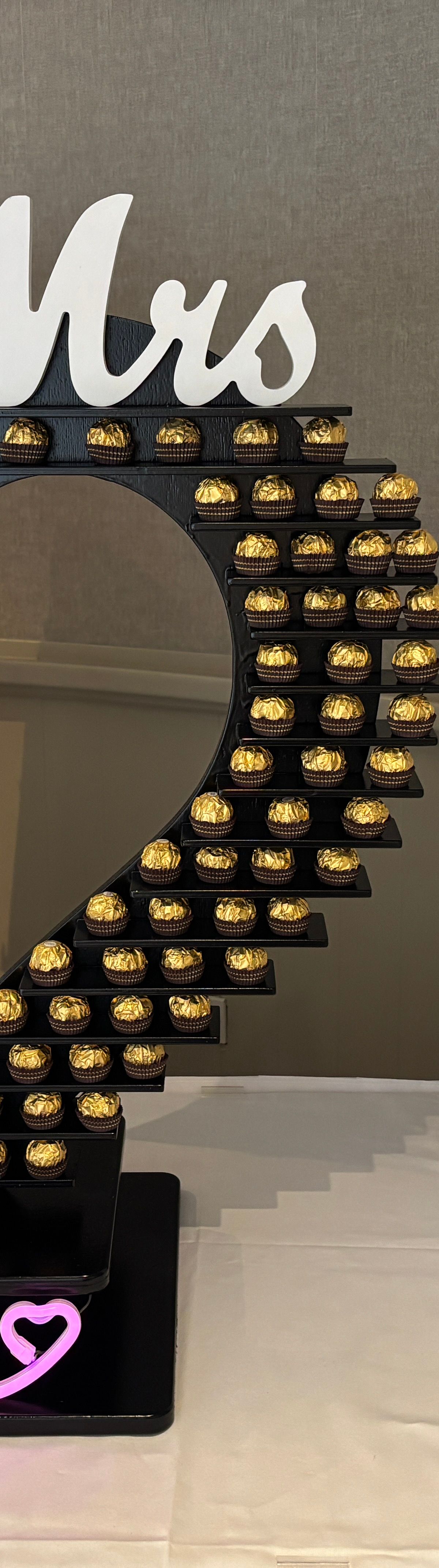 Ferrero Rocher stand dessert display