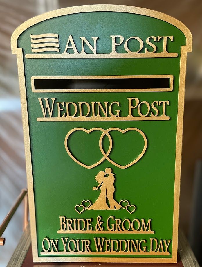 Green post box cards collection